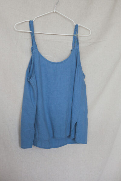 Топ 100% умягченный лен (джинс)