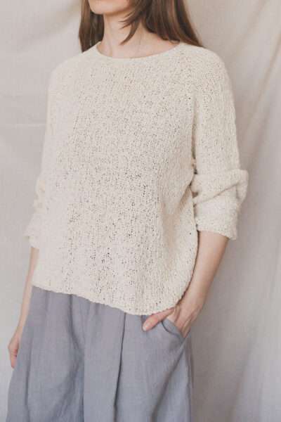 Свитер 100% хлопок (молочный)