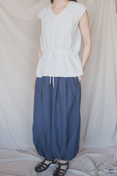 Брюки алладины 100% умягченный лен