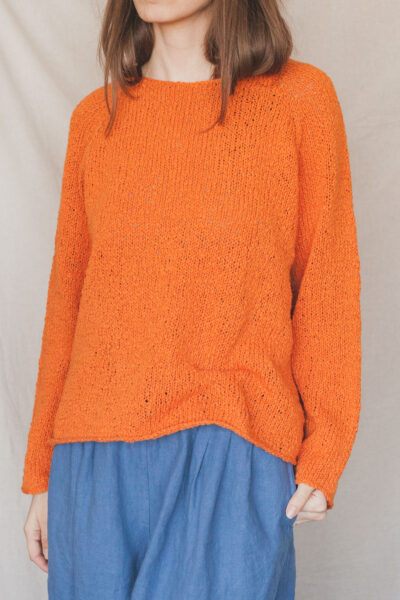 Свитер 100% хлопок (оранж)